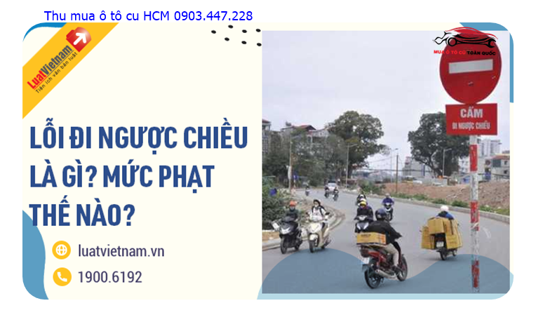 Lỗi xe ô tô đi ngược chiều phạt bao nhiêu tiền Các mức phạt mới nhất