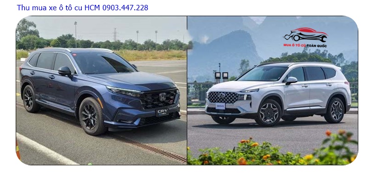 So sánh Honda Crv và Huyndai Santafe mới nhất 