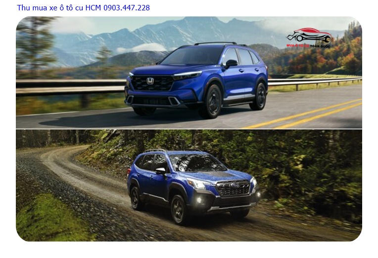 So sánh Honda Crv và Subaru Forester mới nhất 