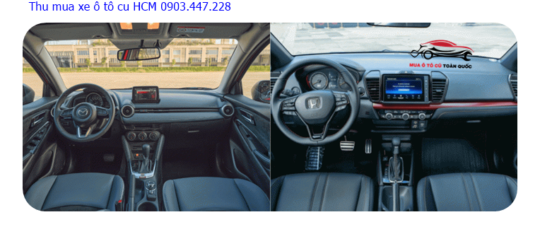 So sánh Mazda 2 và Honda City mới nhất 