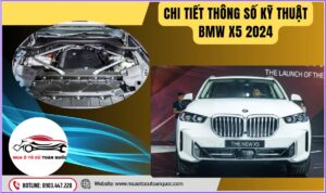 Chi tiết thông số kỹ thuật BMW X5 2024