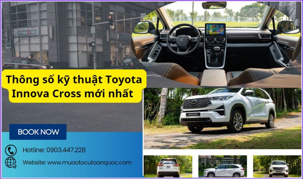 Thông số kỹ thuật Toyota Innova Cross mới nhất