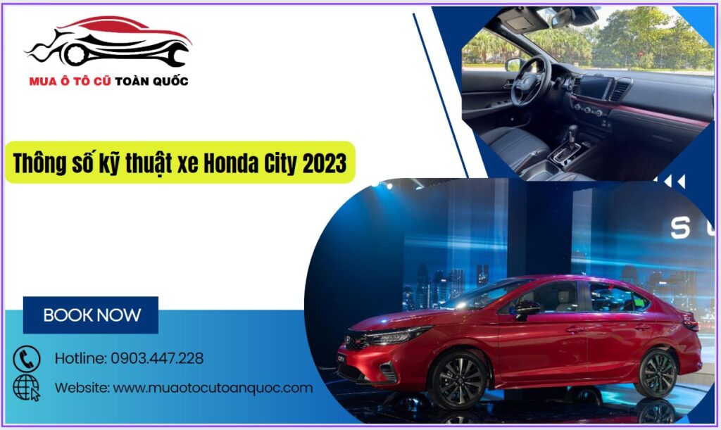 Thông số kỹ thuật xe Honda City 2023