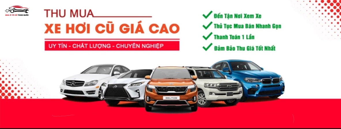 Thu mua ô tô cũ giá cao quận phú nhuận